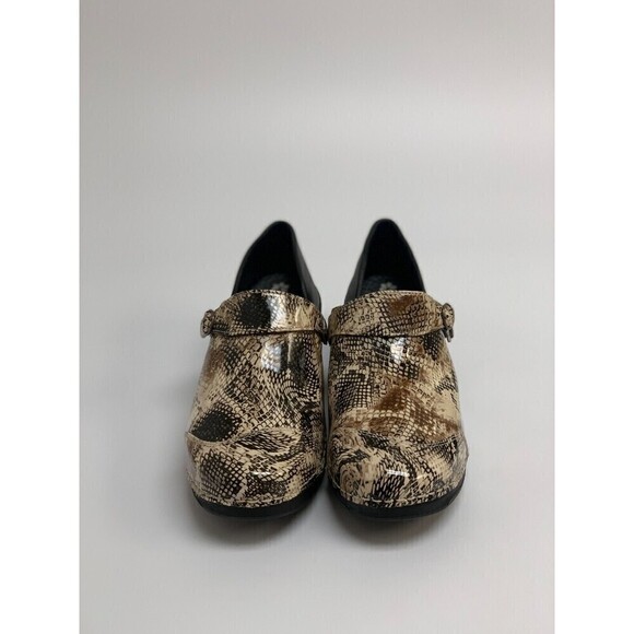 Rocky 4Eur Sole Serpentine Leather Convertible Clog 3 In 1 Womens 10 - 10.5 WIDE - Picture 3 of 15